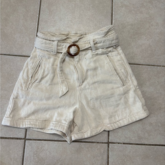Zara Pants - Cream Zara shorts